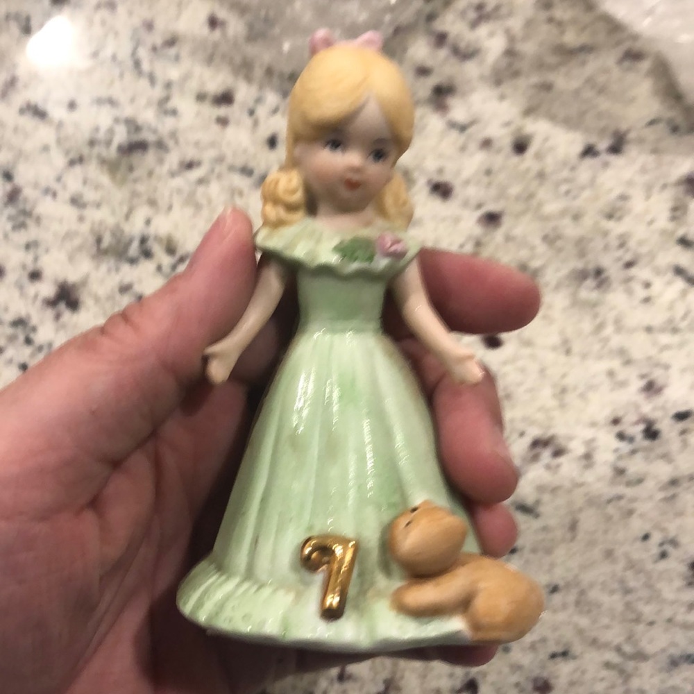 - Precious moments growing up collection age 7 blonde girl - Picture 3 of 3